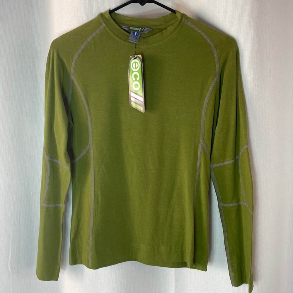 Ladies Long Sleeve Crew Moss Shirt